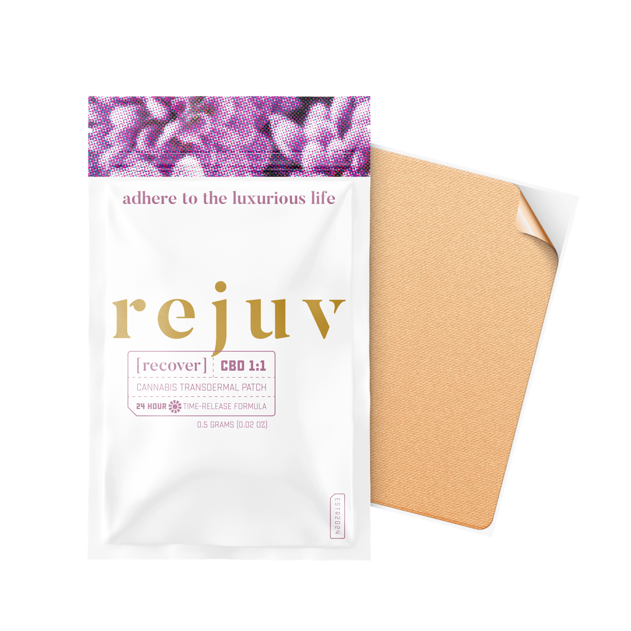 Photograph of product: rejuv | Recover (CBD 1:1) | Transdermal Patch | 25mg