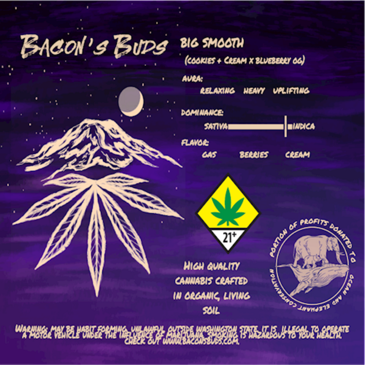 Photograph of product: Bacon's Buds - Big Smooth Joints 2pk