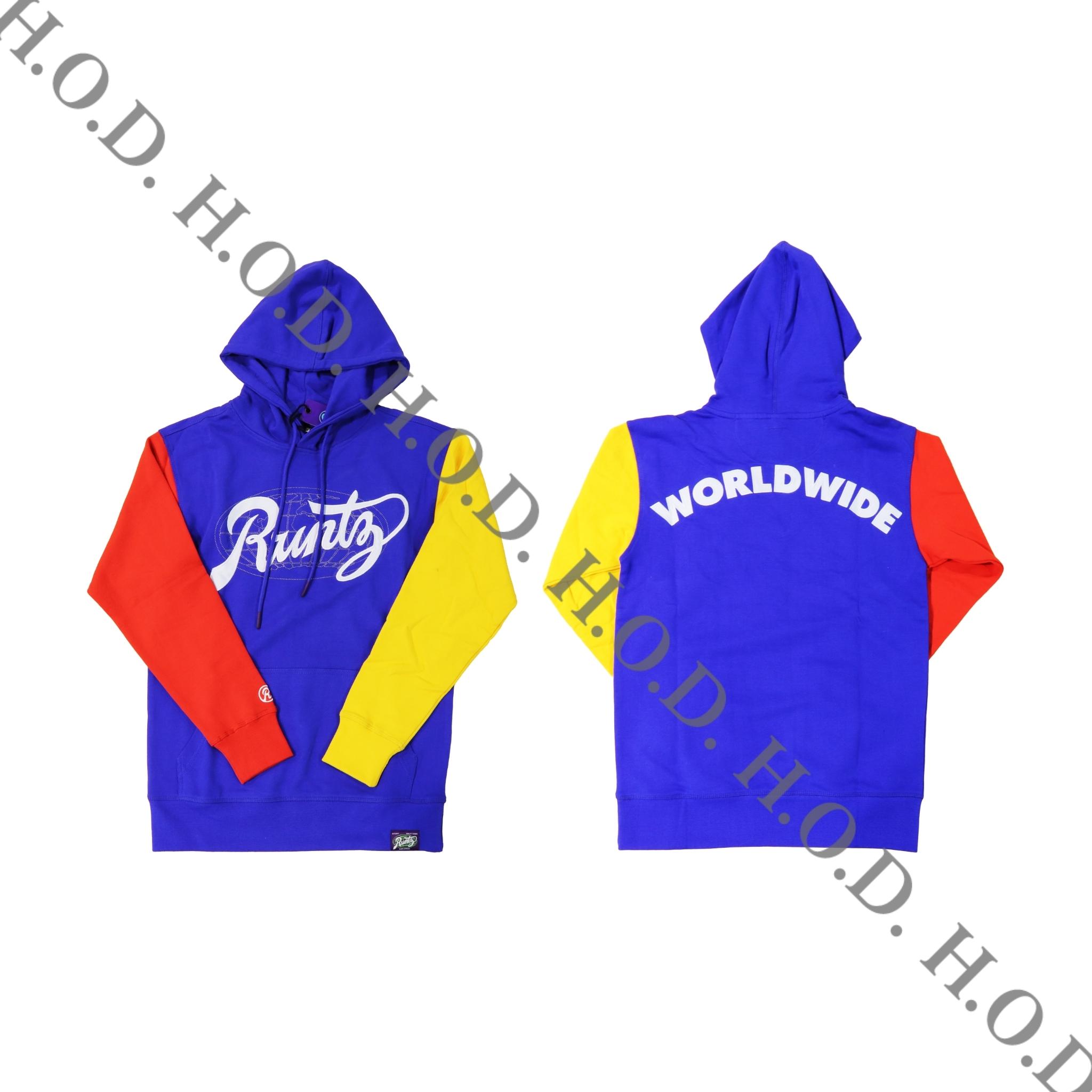 Photograph of product: Runtz Dark Royal Divided Worldwide Hoodie 2XL