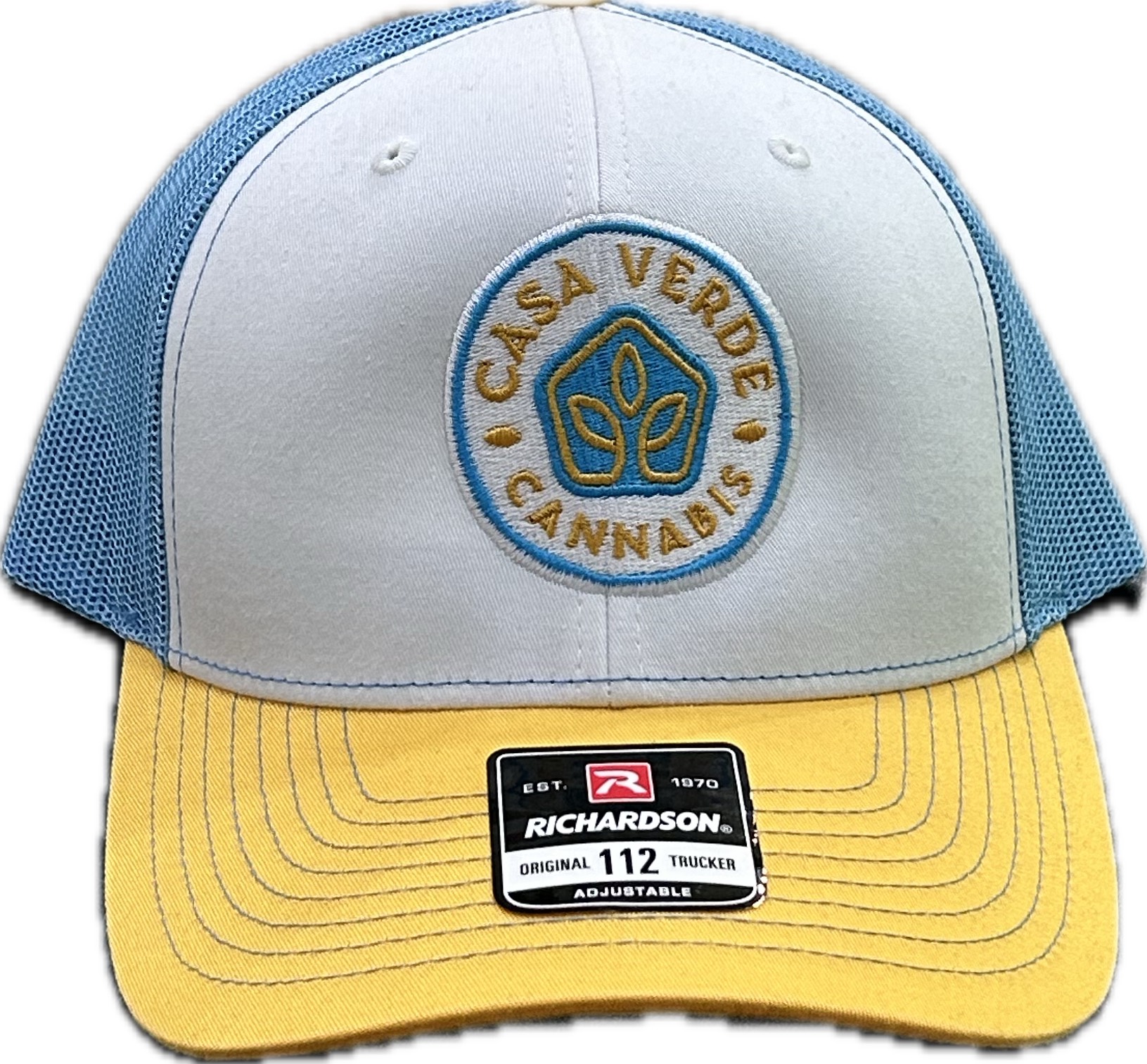 Photograph of product: Casa Verde Hat White/Blue