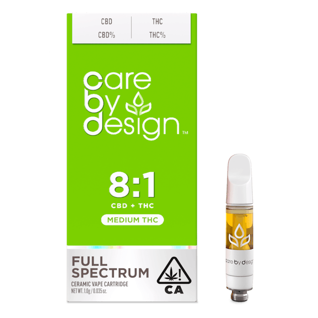 Photograph of product: 8:1 Full Spectrum CBD | 1g Vape Cart - 