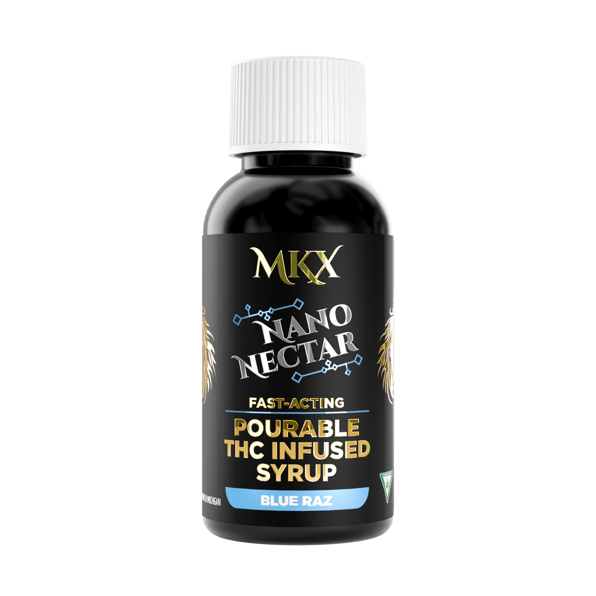 Photograph of product: MKX - Nano Nectar Syrup 200mg - Blue Razz