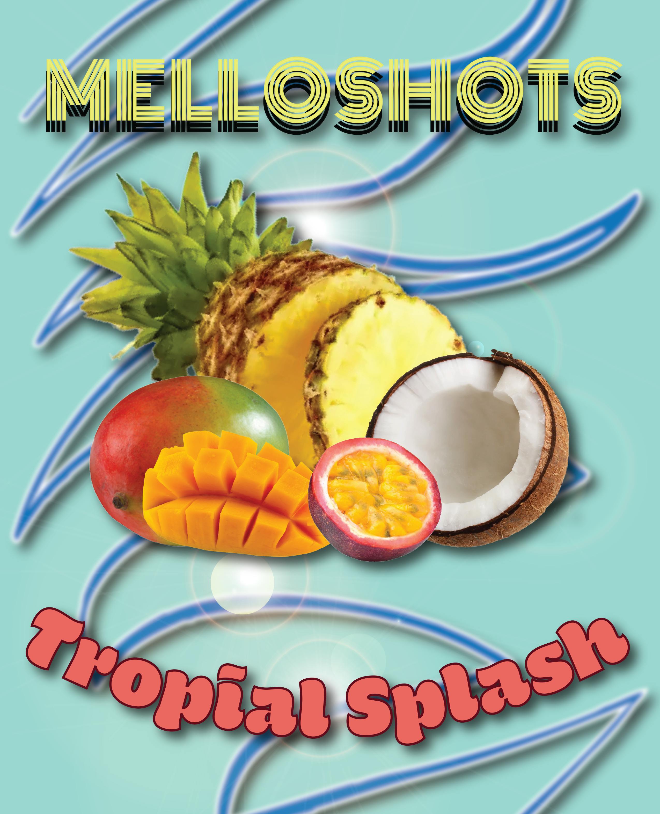 Photograph of product: MELLO SHOT - 200mg DIMOND INFUSED - TROPICAL SPLASH