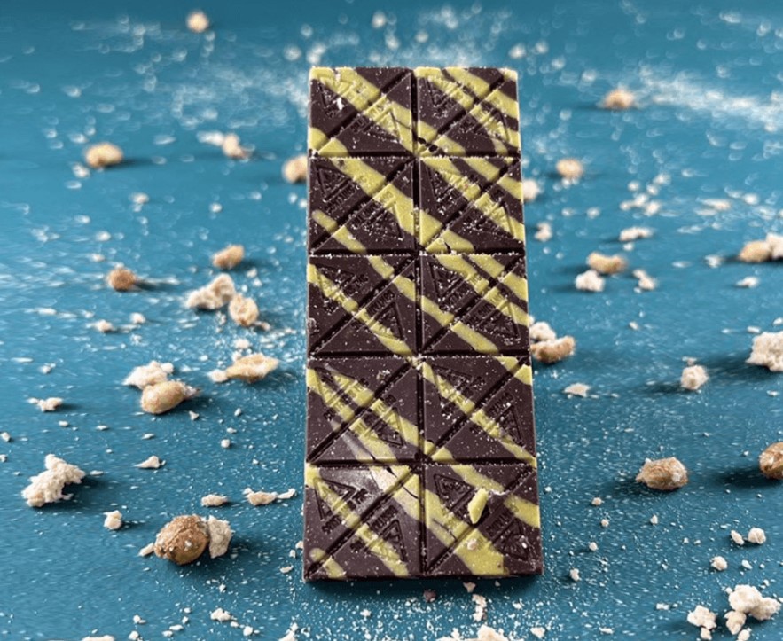 Photograph of product: Peanut Butter au chocolat Time Bar | 100mg