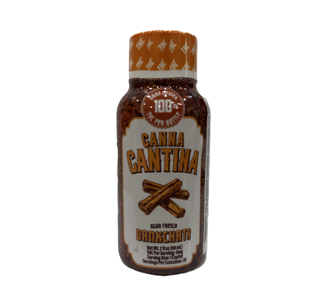 Photograph of product: Canna Cantina | Dankchata | Nano Infused TH-oui Shot 100mg