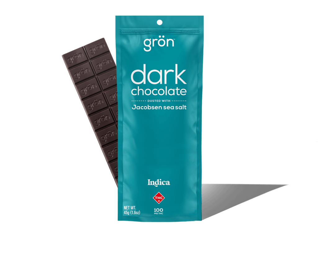 Photograph of product: Dark Chocolate - Oui'd - 100mg