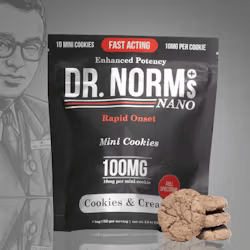 Photograph of product: Cookies & Cream Nano 10pk 100mg - Dr. Norms