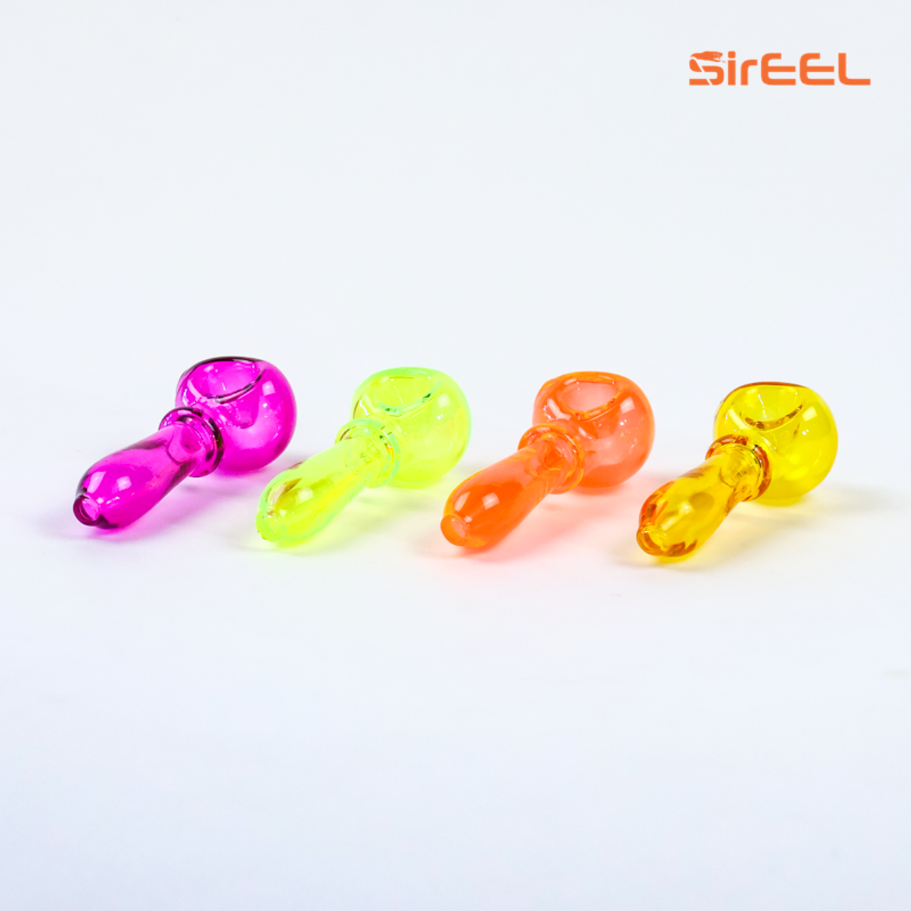 Photograph of product: SirEEL - 4.5" Iridized Spectrum Spoon Pipe - Assorted Colors