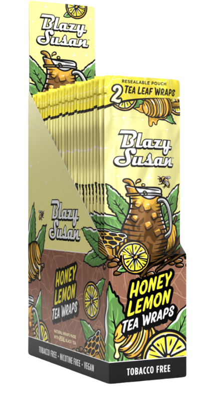 Photograph of product: Blazy Susan Tea Leaf Wraps | 2pc | Honey Lemon