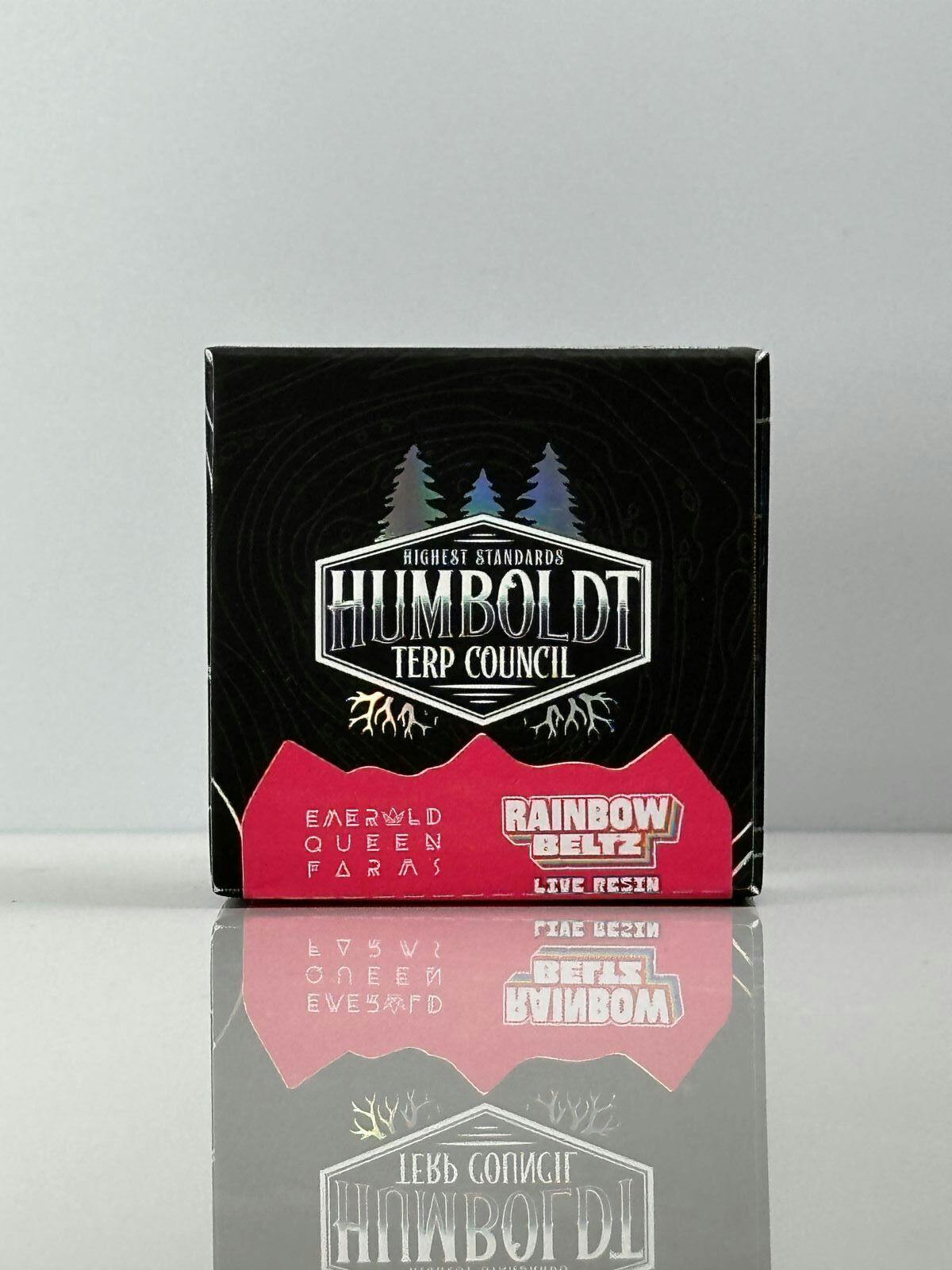 Photograph of product: Humboldt Terp Council 1g Rainbow Beltz Live Resin