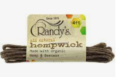 Photograph of product: RANDY'S | Accessory | Hemp Wick | 4ft