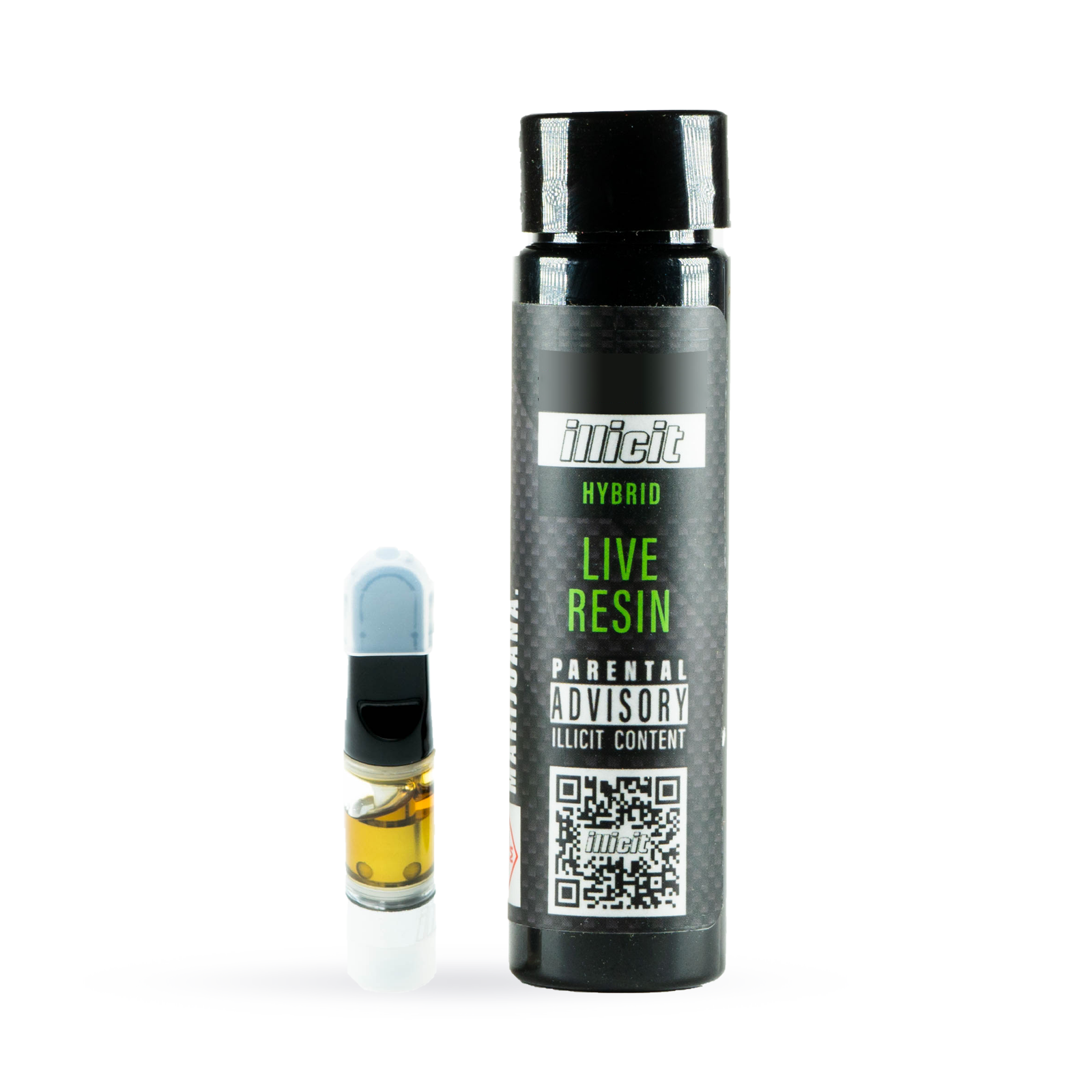 Photograph of product: Lemon Tree Punch (H) - Illicit - 1g Live Resin Vape Cart