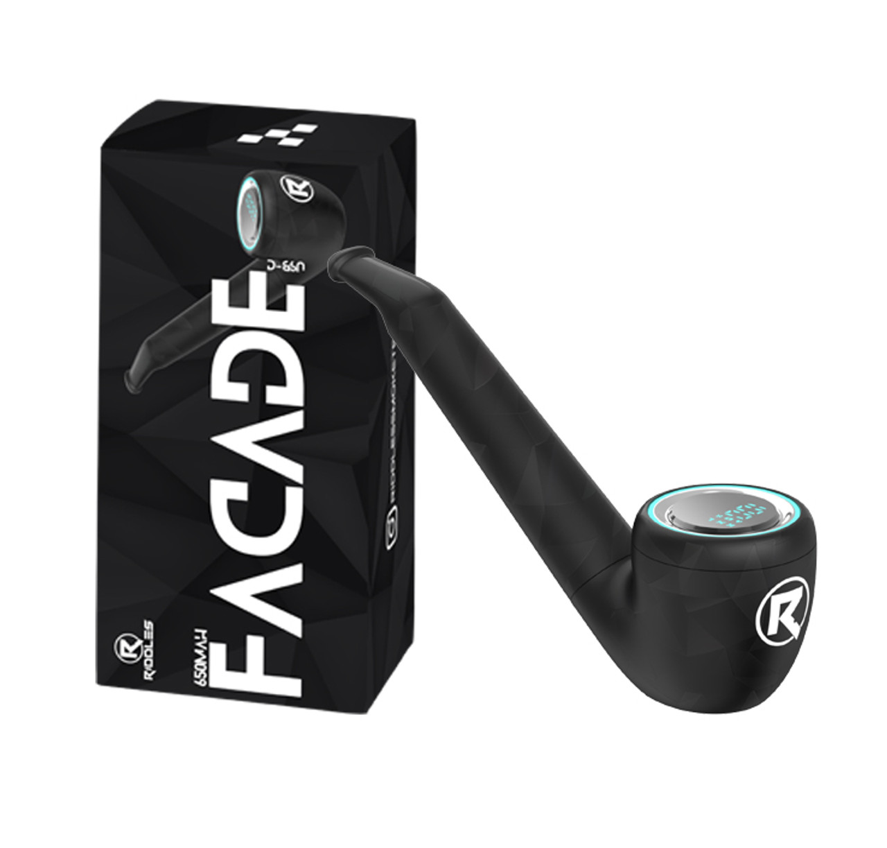 Photograph of product: Paraphernalia |  Facade 650MAH | Pipe Battery | Carbon Black