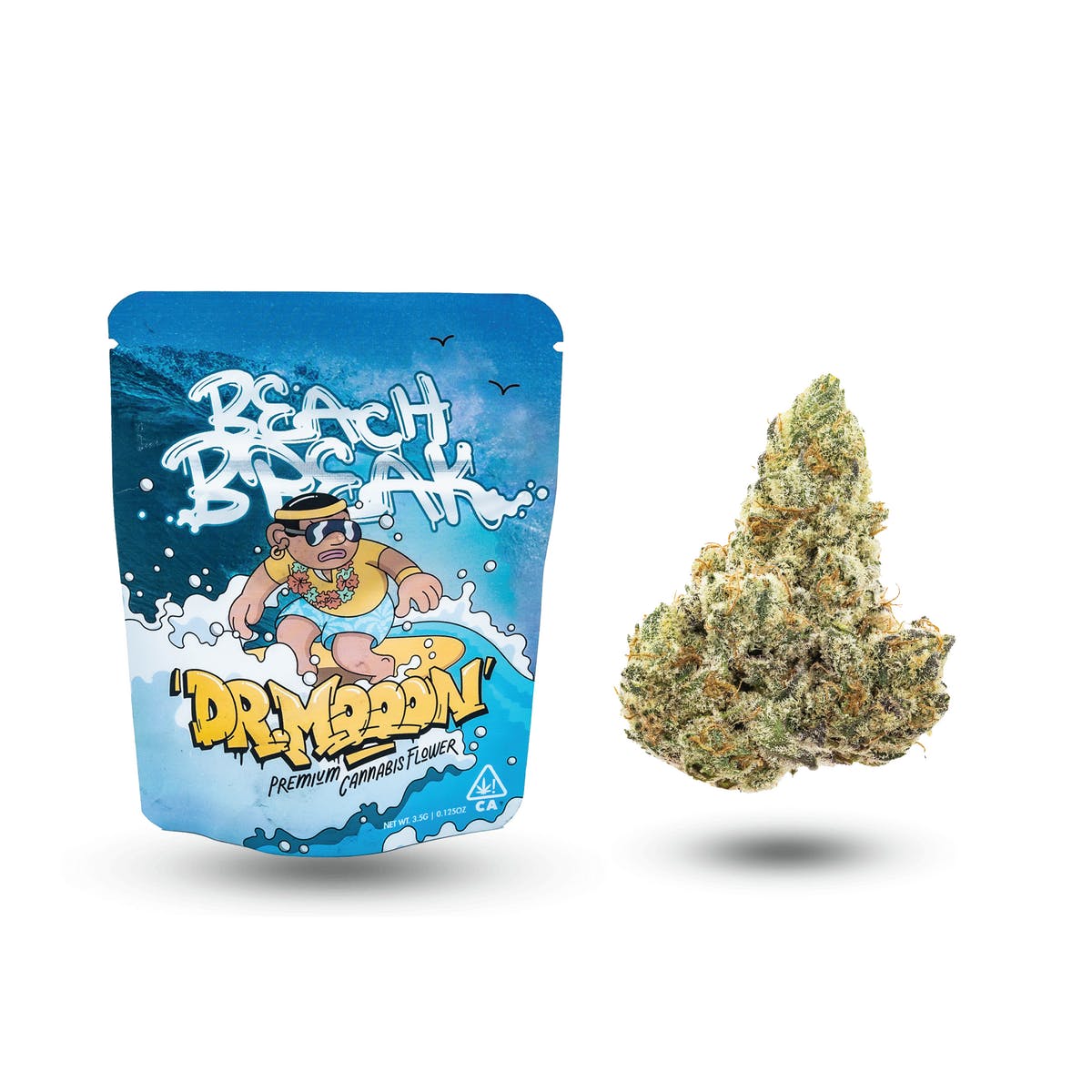 Photograph of product: Dr. Mooon | Beach Break - 7g Flower