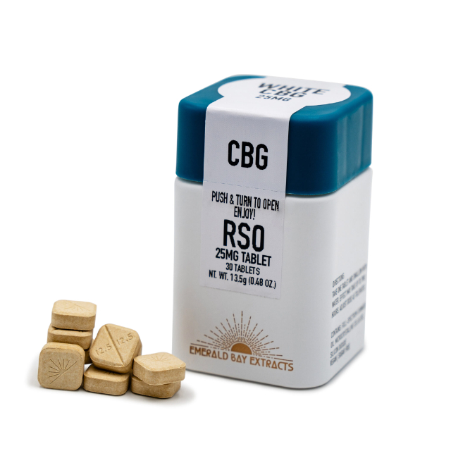 Photograph of product: WHITE CBG - 25MG
