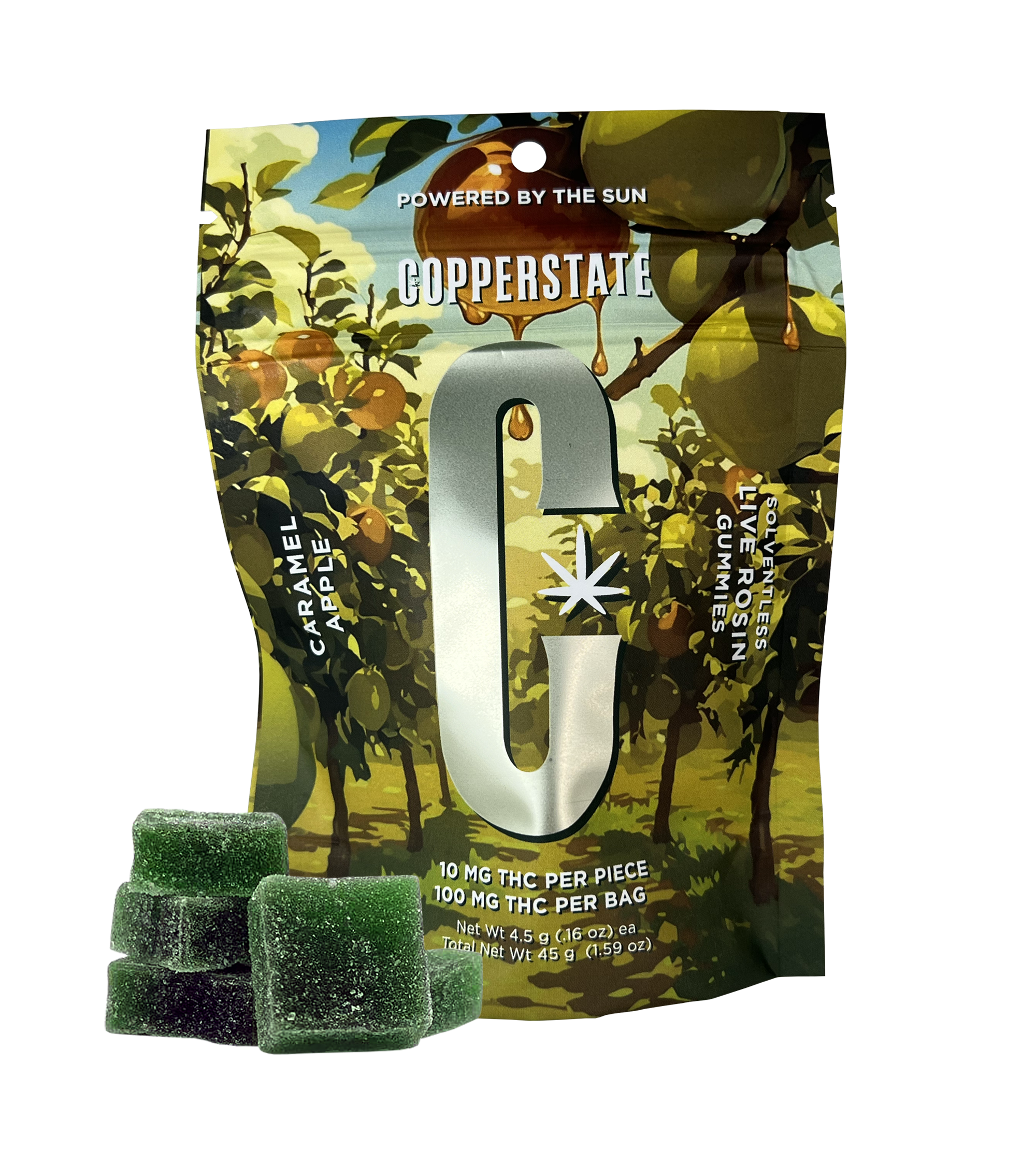 Photograph of product: Caramel Apple Live Rosin Gummies