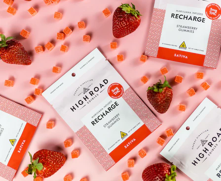 Photograph of product: Gummies | Recharge Strawberry | 100mg