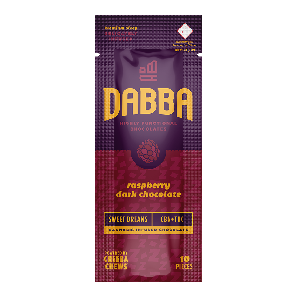 Photograph of product: Dabba Raspberry Dark Chocolate: Sweet Dreams