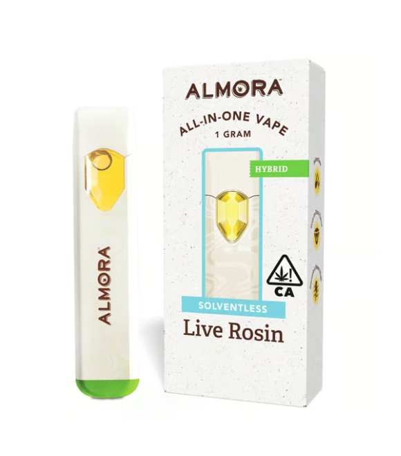 Photograph of product: ALMORA | BUBBA BURST (H) | 1G LIVE ROSIN ALL-IN-ONE