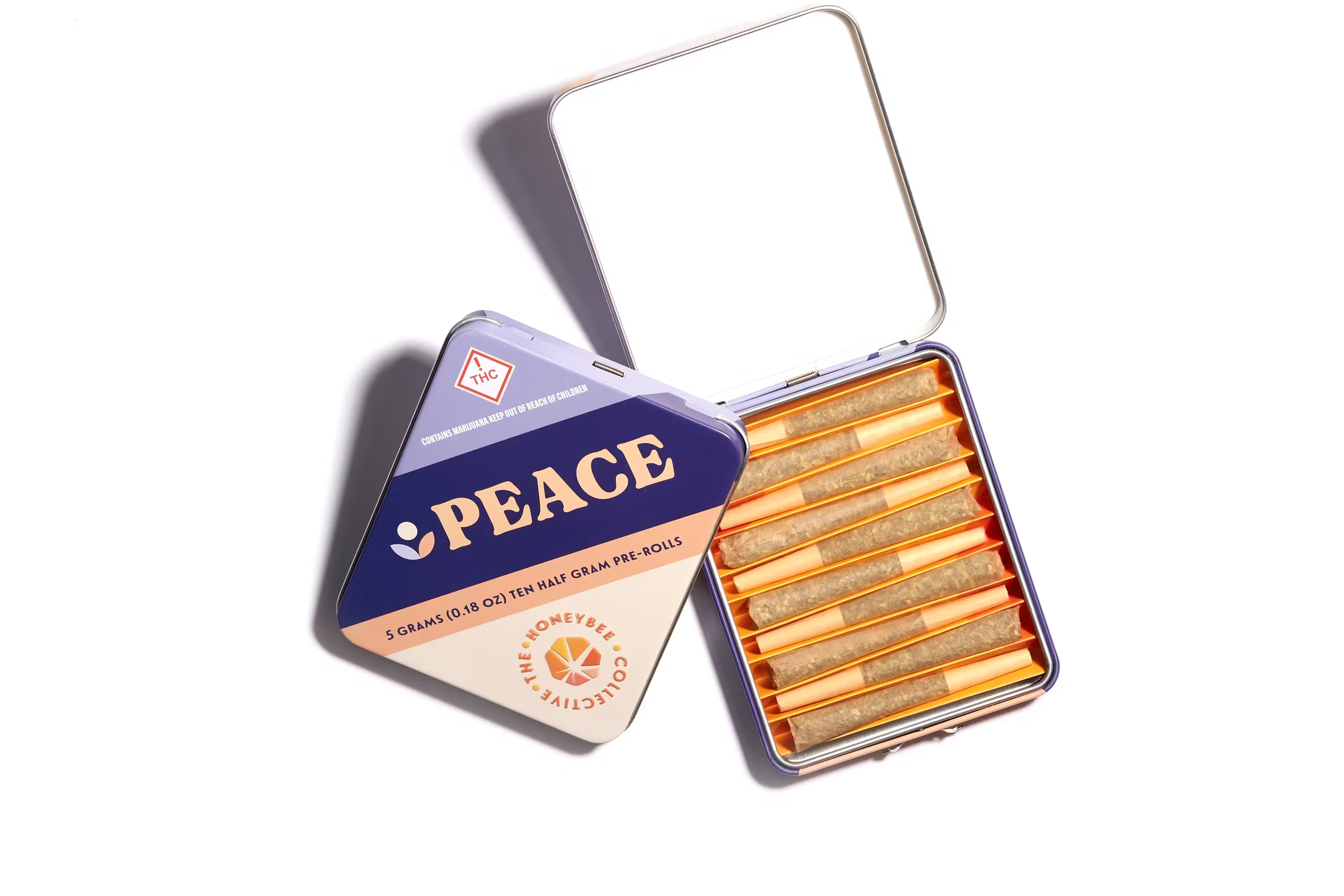 Photograph of Product: Honeybee Collective | Peace | Bubblegum x  Purple Punch | 10 Pack | 5g