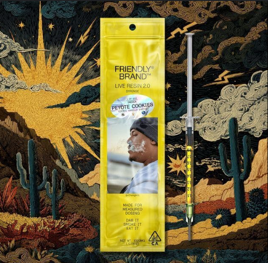 Photograph of product: PEYOTE COOKIES 1G LIVE RESIN APPLICATOR