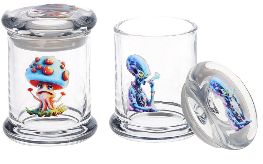 Photograph of product: Bamboo Woods Trippedelic Glass Jar