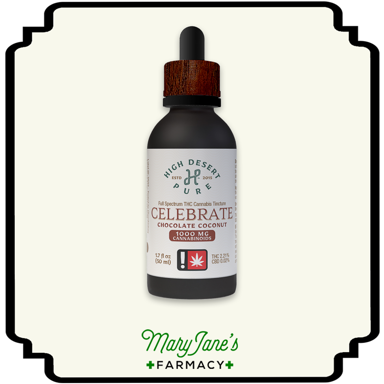 Photograph of product: Celebrate Chocolate Coconut Tincture | 1.7oz