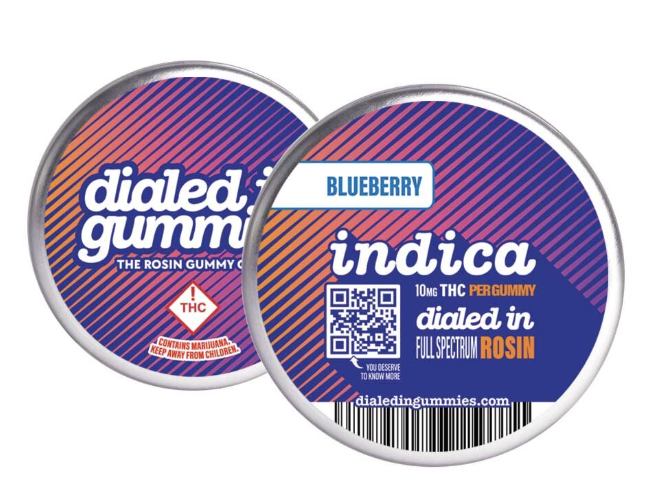 Photograph of product: Dialed In | White Apple Runtz | 100MG