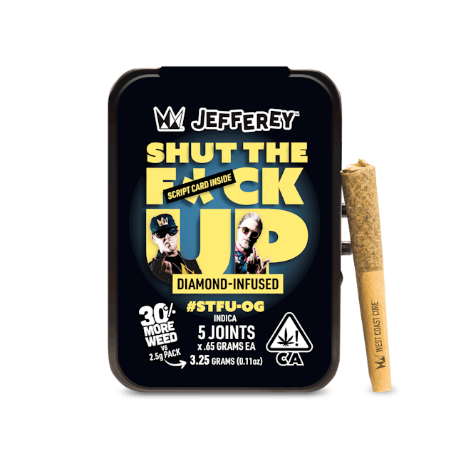 Photograph of product: STFU OG | Jefferey Infused Joint .65g 5 Pack - 