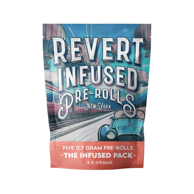 Photograph of product: REVERT | INFUSED PRE-ROLLS | VARIETY | 3.5G(5PK)
