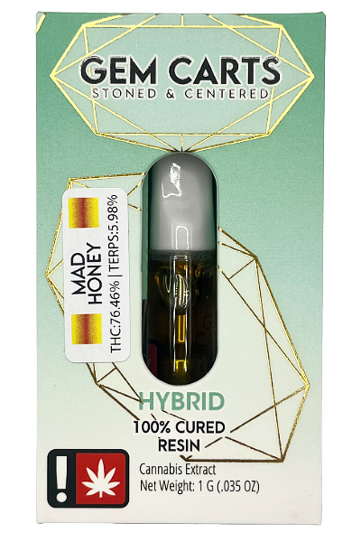 Photograph of product: Gem- Mad Honey 1G CR Cart (H)
