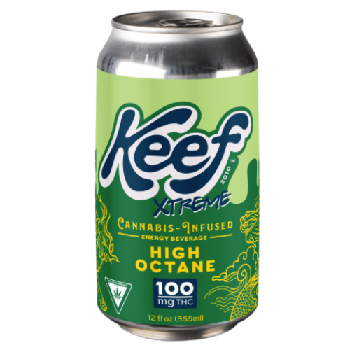 Photograph of product: Keef High Octane Infused Soda 100mg THC : 100mg Caffeine