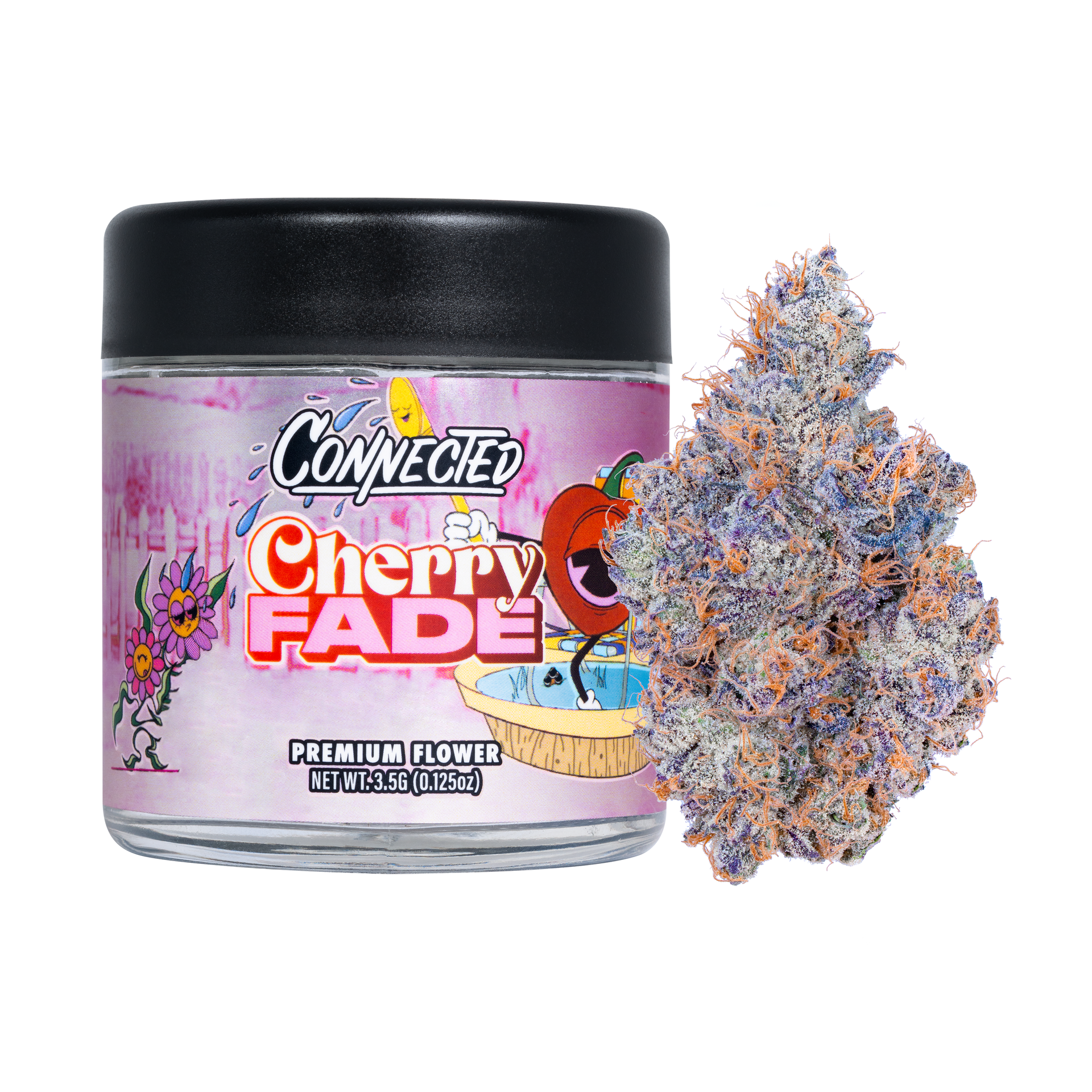 Photograph of Product: CONNECTED FLOWER - CHERRY FADE 3.5G
