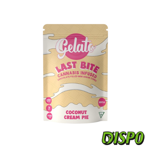 Photograph of product: Gelato - Last Bites Coconut Cream Pie 200mg Cone