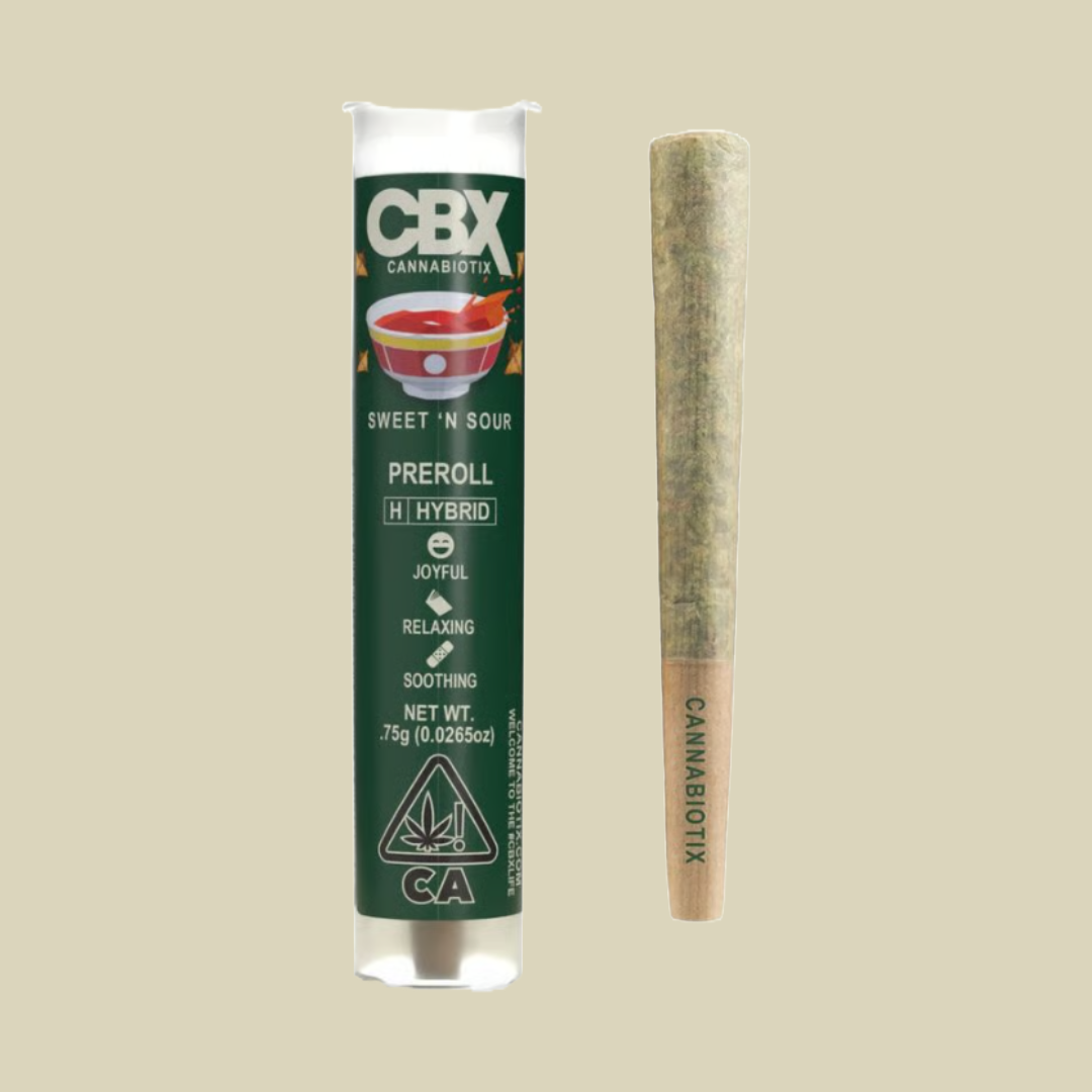 Photograph of product: Cannabiotix - .75g Pre Roll - Sweet 'N Sour