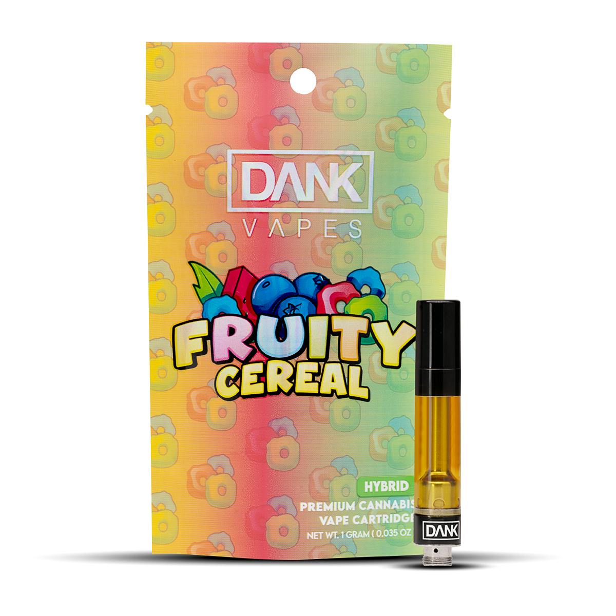 Photograph of product: Dank Vapes Cart - Fruity Cereal 1 g (Hybrid)