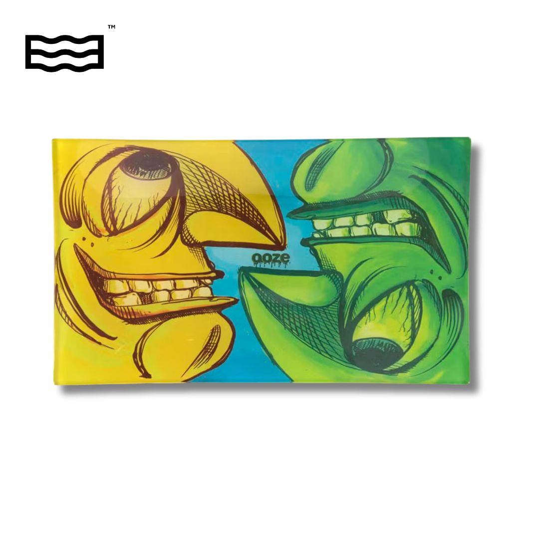 Photograph of product: Ooze Rolling Tray Shatter Resistant Glass- Face off Medium