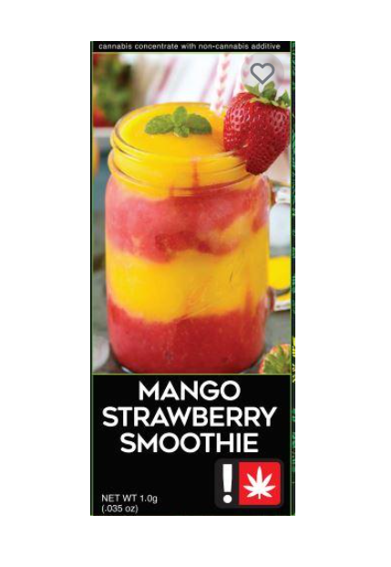 Photograph of product: Mango Strawberry Smoothie Flavored
