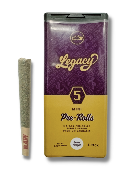 Photograph of product: LEGACY SHERBANGER 5PK PRE-ROLLS 2.5G