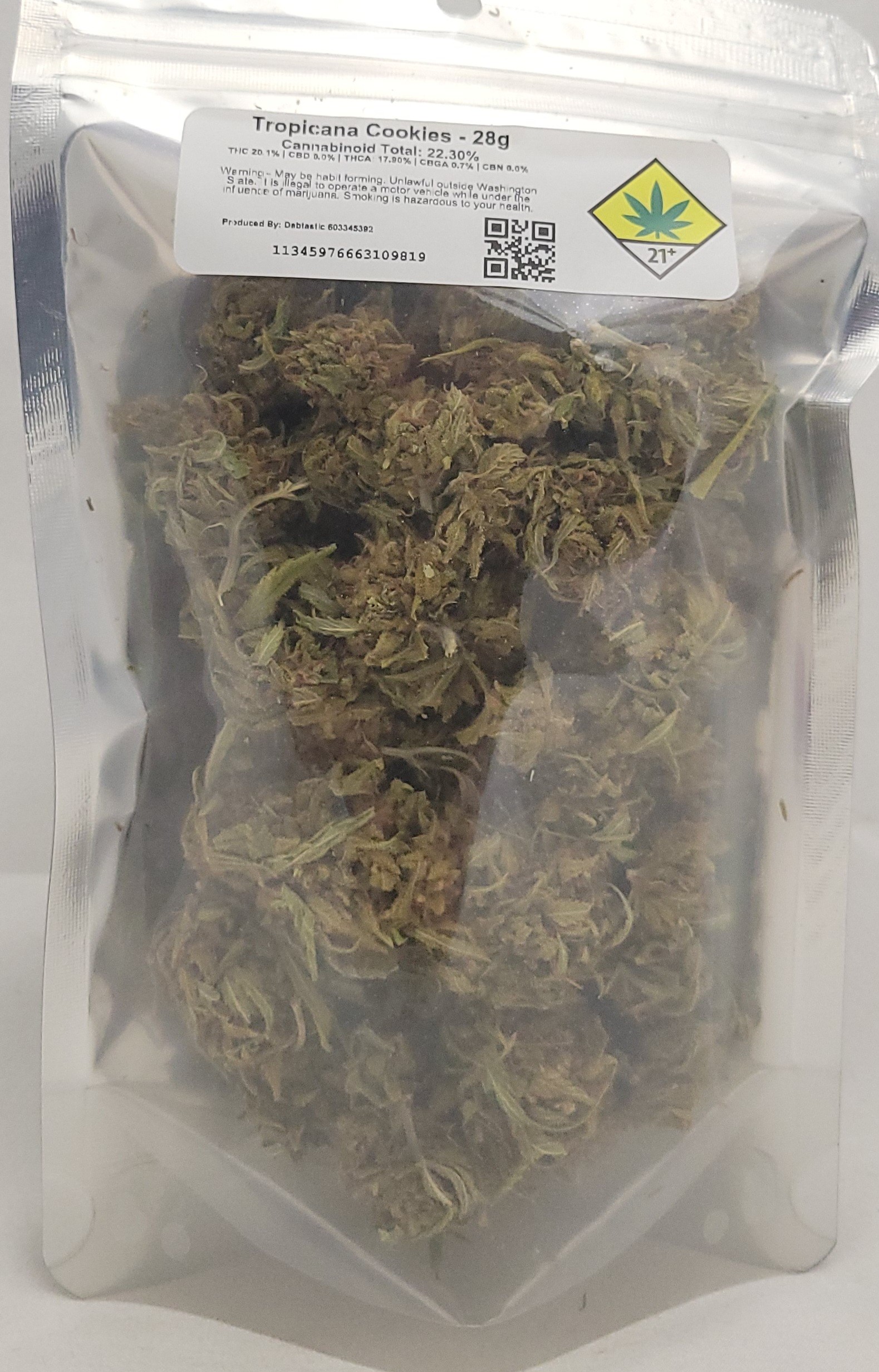 Photograph of product: Tropicana Cookies | 28g