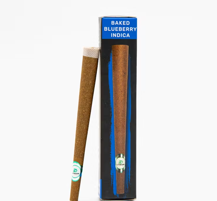 Photograph of product: L-TRAIN INFUSED BLUNT | BAKED BLUEBERRY