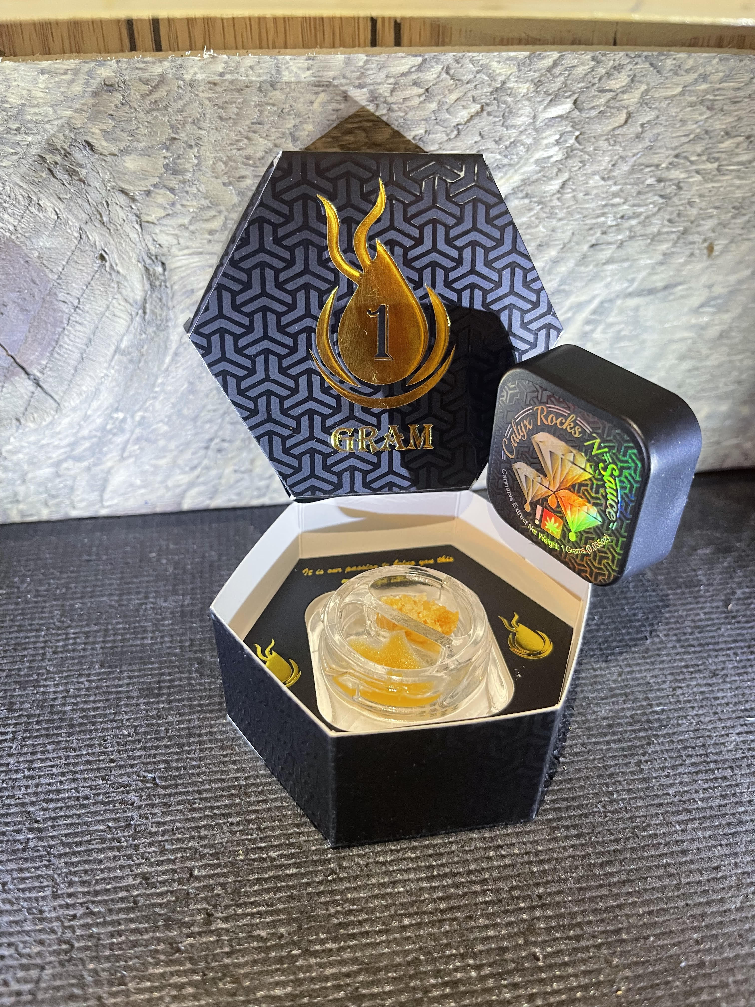 Photograph of product: Calyx Cherry Moonshine Rocks & Sauce