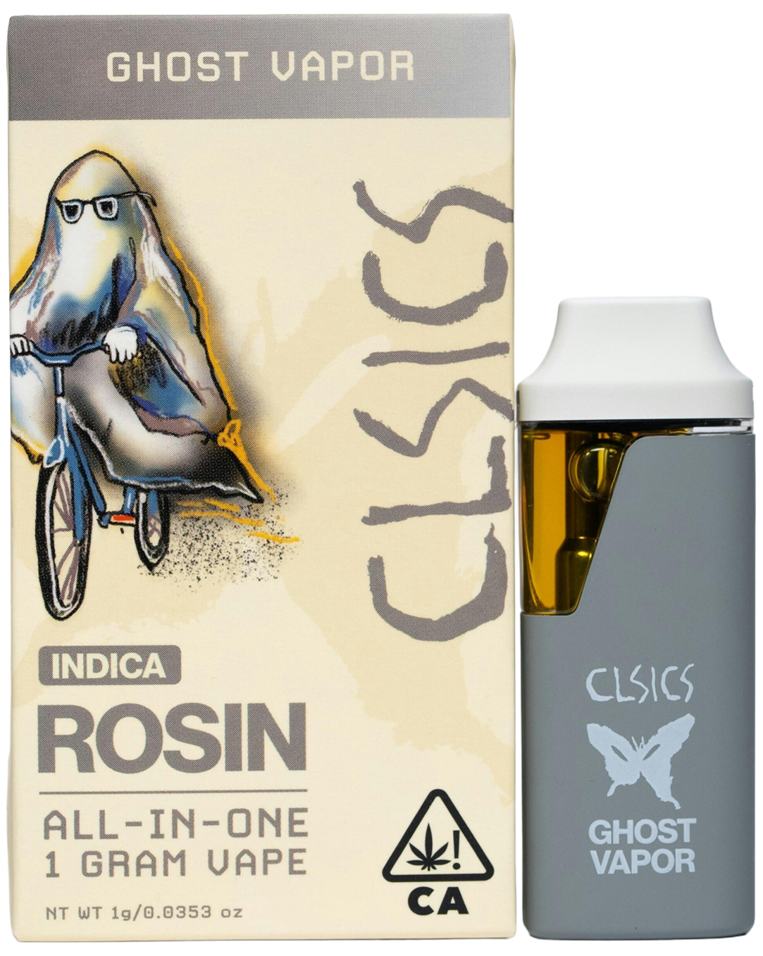 Photograph of product: CLSICS | Ghost Vapor | 1G AIO (Oui'd)