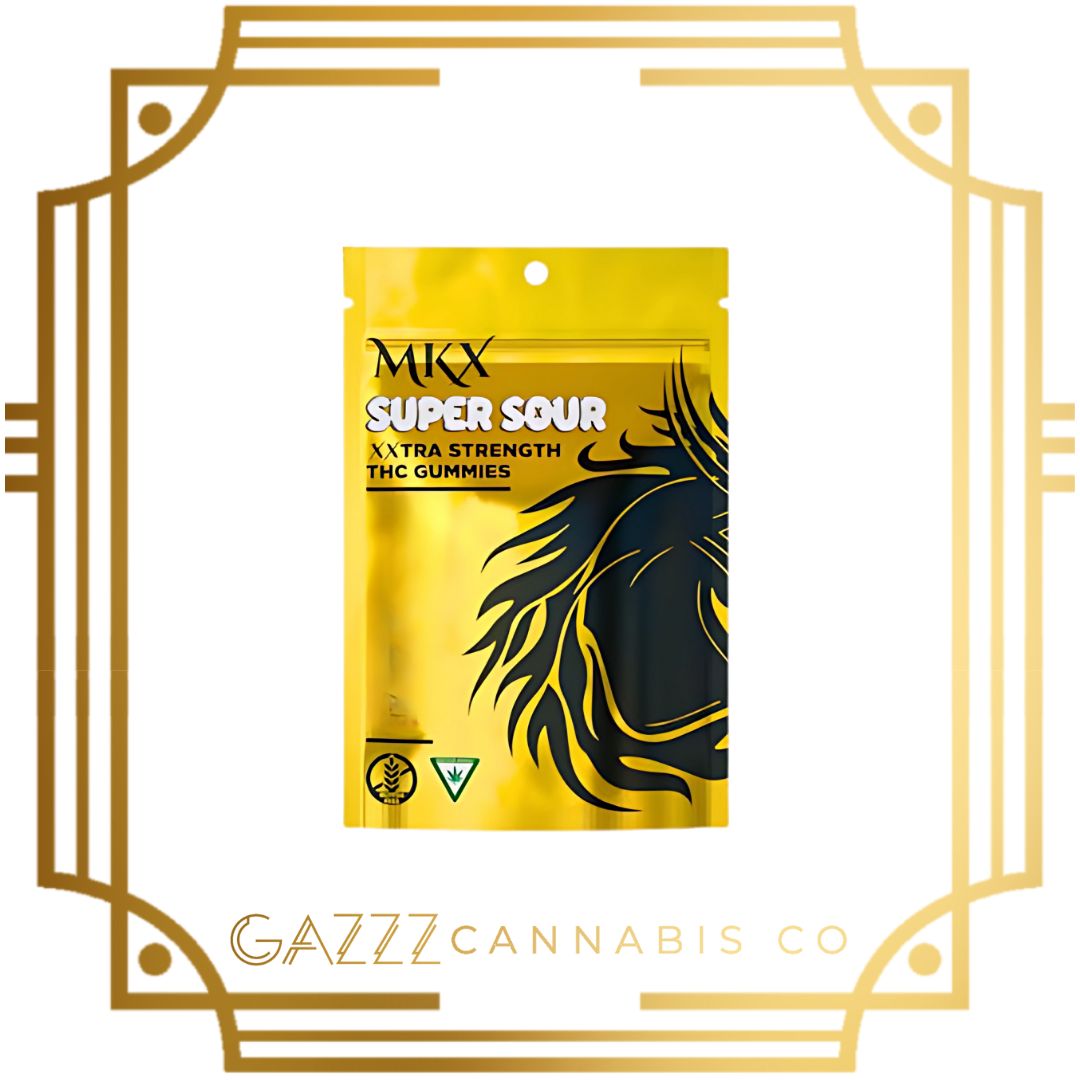 Photograph of product: Edible - MKX | Sour Gummies | 10-Pck - Strawberry Kush