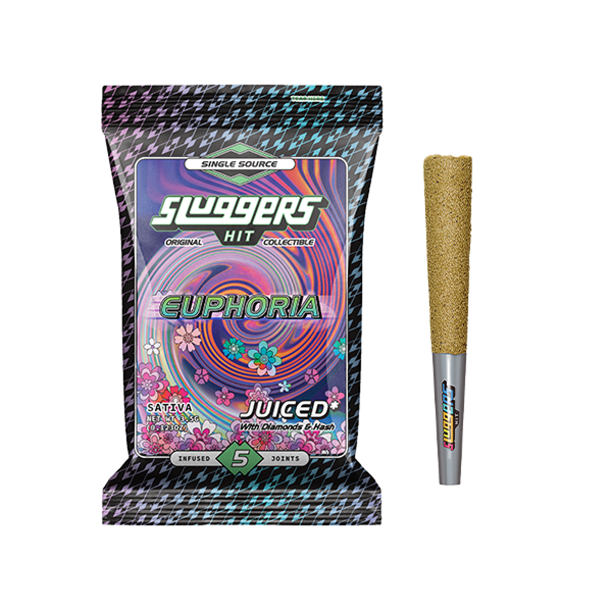 Photograph of product: Sluggers | Euphoria | Infused PRJ Multipack | 5pk