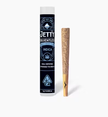Photograph of product: Jetty Grape Gas X Grape Gas Solventless Rosin Pre-Roll