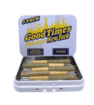 Photograph of product: Good Times | Sour Skittles | Infused Pre-roll 5 pk