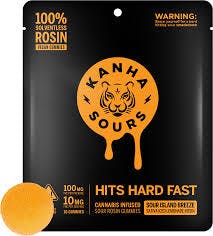 Photograph of product: INTRO PRICE Sour Island Breeze (solvetless rosin)  100mg - 