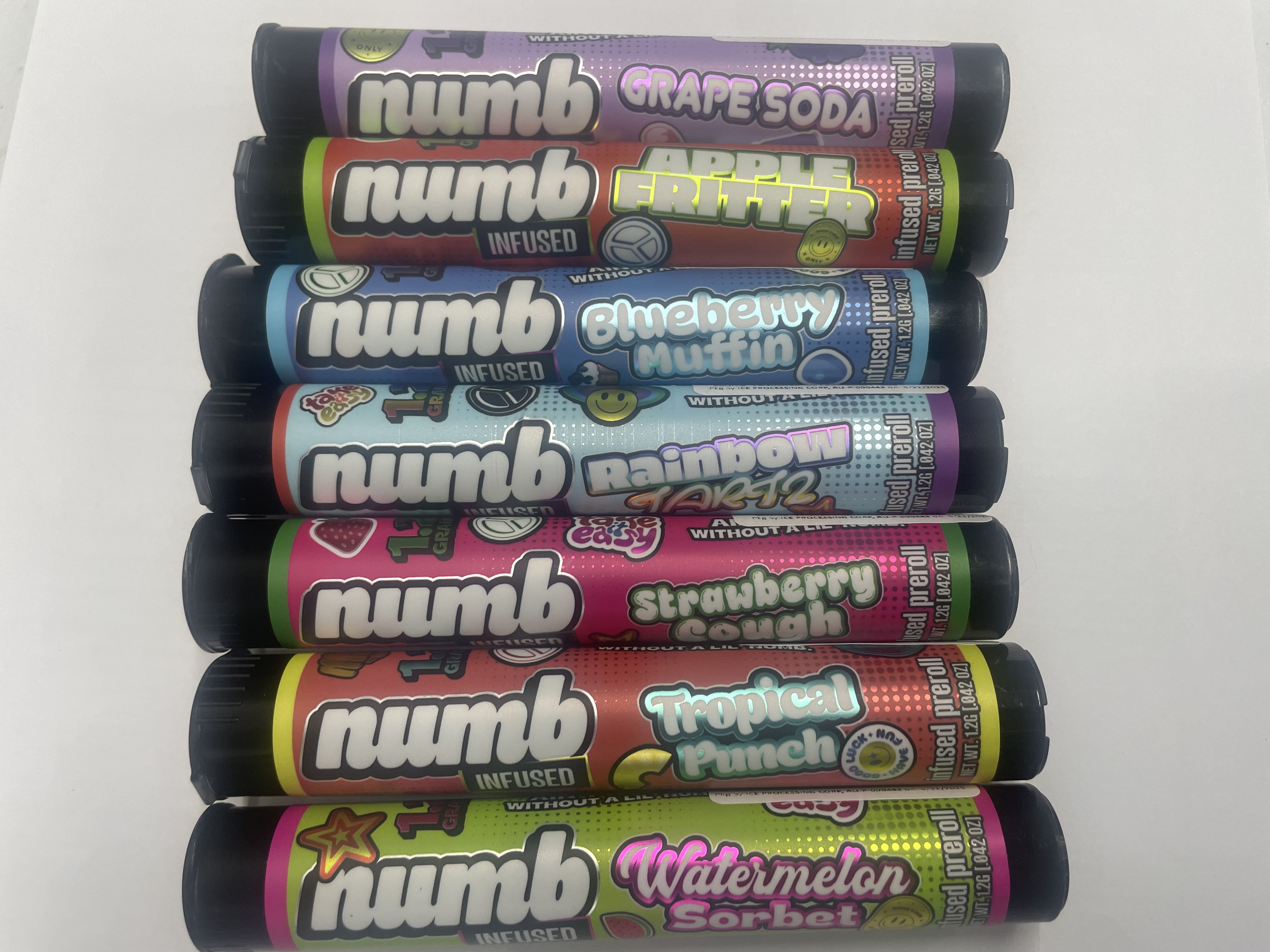 Photograph of product: Numb Tropical Punch Infused Pre-Roll