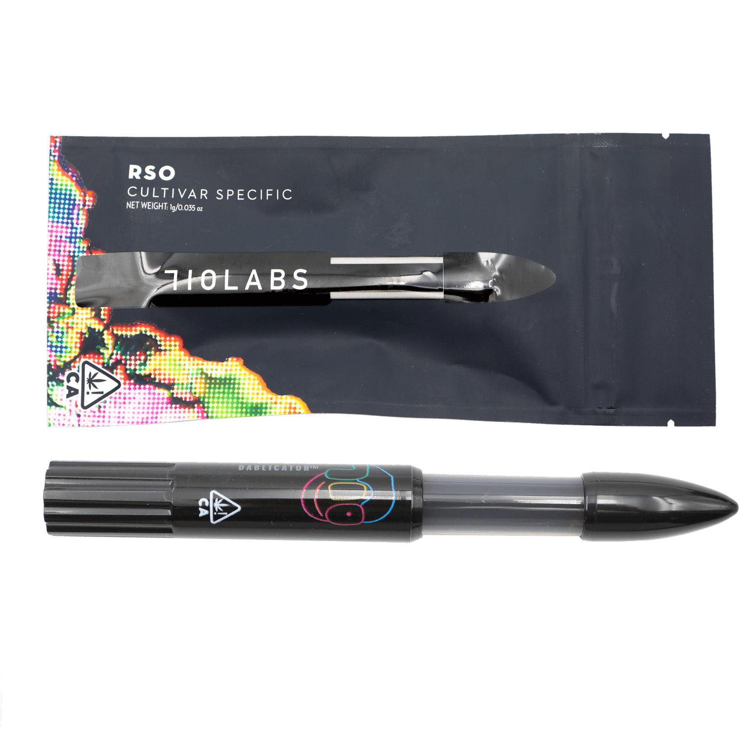 Photograph of product: 710 Labs - Z + Ztan Lee #5 - 1G - Rick Simpson Oil Syringe